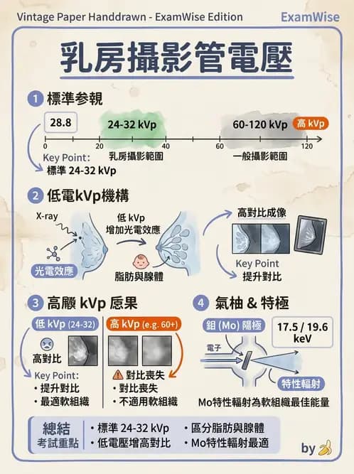 放射 - 乳房攝影與其他特殊檢查 - AI 圖文解析預覽