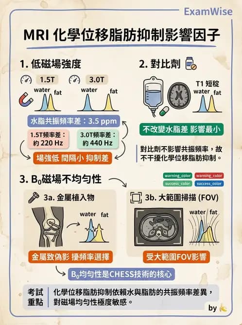 放射 - MRI脈衝序列與訊號技術 - AI 圖文解析預覽