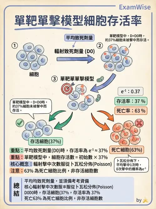 放射 - 細胞存活曲線與週期 - AI 圖文解析預覽