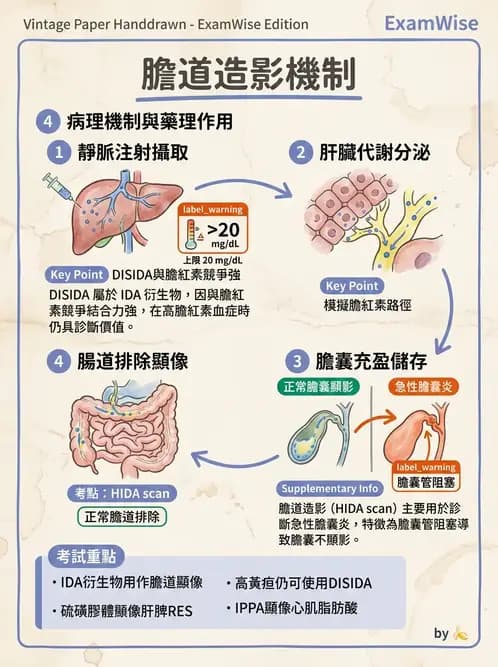 放射 - 肺肝膽與製劑通則 - AI 圖文解析預覽