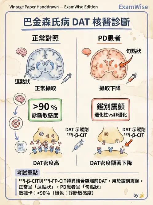 放射 - 腦部造影SPECT藥物 - AI 圖文解析預覽