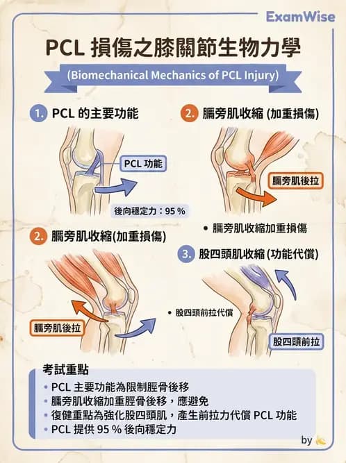 物治 - 膝關節肌動學與生物力學 - AI 圖文解析預覽