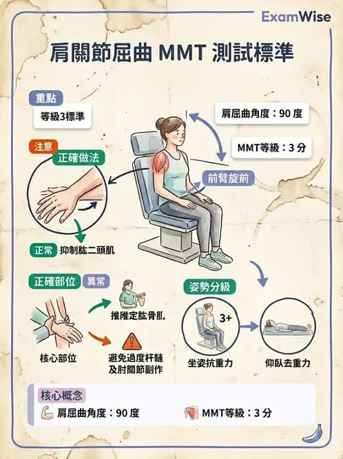 物治 - 上肢徒手肌力測試 - AI 圖文解析預覽