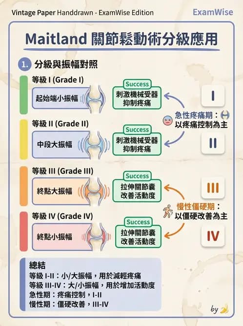 物治 - 鬆動術分級理論 - AI 圖文解析預覽