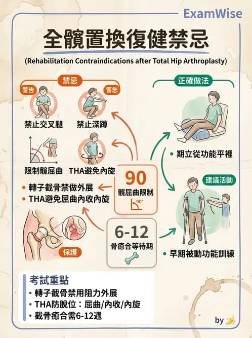 物治 - 髖關節病變與手術復健 - AI 圖文解析預覽