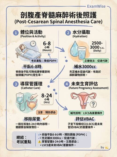 護理師 - 產後生理恢復與護理 - AI 圖文解析預覽