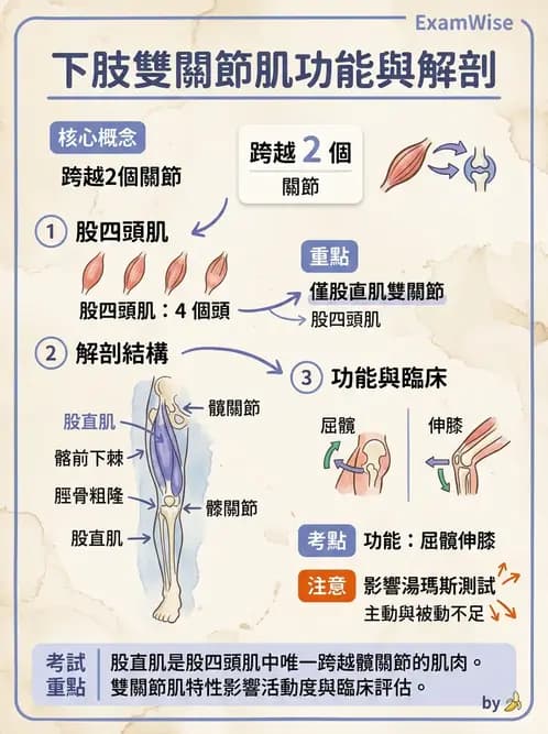 物治 - 軀幹與下肢肌肉解剖 - AI 圖文解析預覽