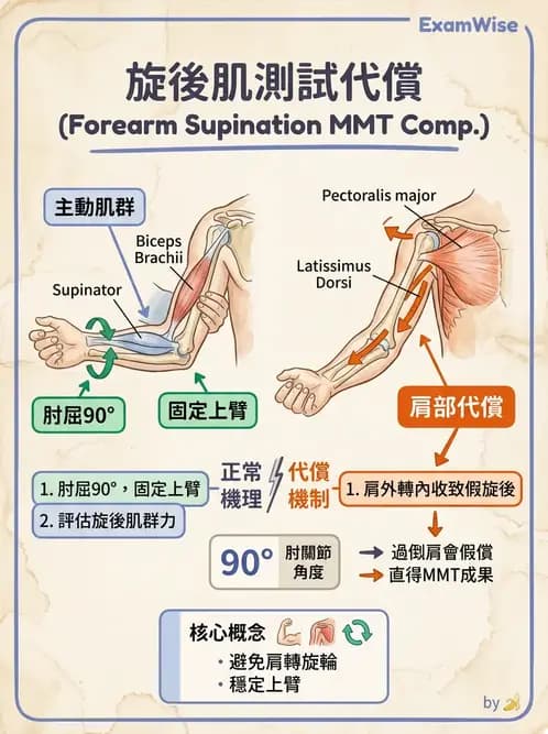 物治 - 上肢徒手肌力測試 - AI 圖文解析預覽