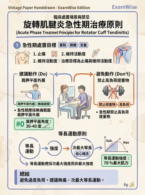 物治 - 肩關節夾擠與旋轉肌袖 - AI 圖文解析預覽