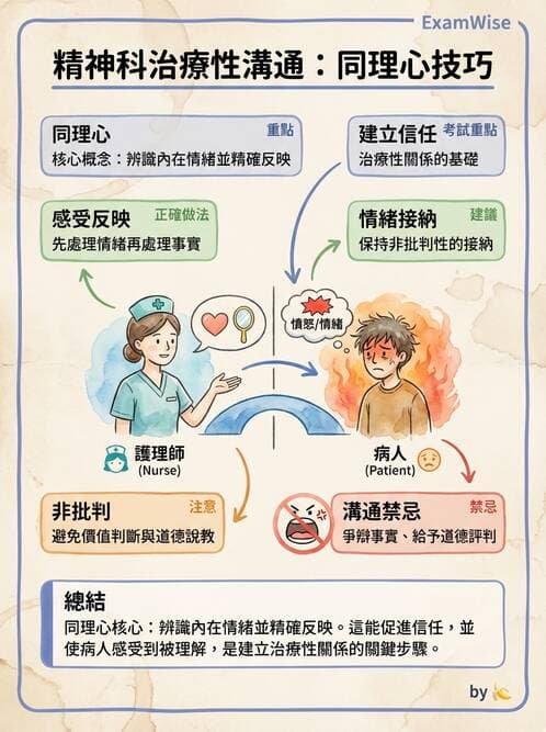 護理師 - 思覺失調症護理 - AI 圖文解析預覽
