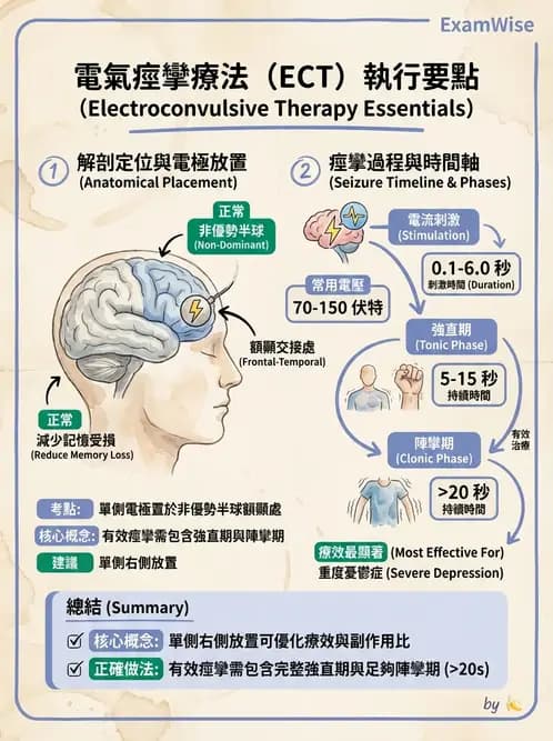 護理師 - 精神科藥物與生物治療 - AI 圖文解析預覽
