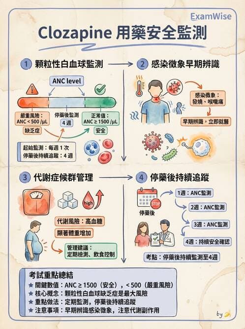 護理師 - 精神科藥物與生物治療 - AI 圖文解析預覽