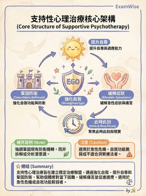 護理師 - 心理治療與團體治療 - AI 圖文解析預覽
