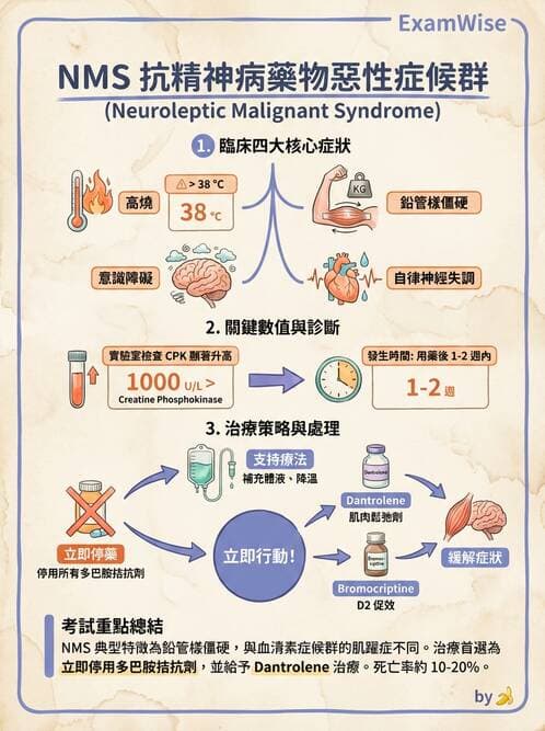 護理師 - 精神科藥物與生物治療 - AI 圖文解析預覽