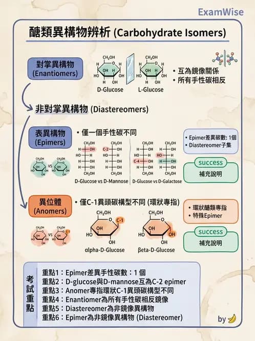 營養 - 醣類代謝 - AI 圖文解析預覽