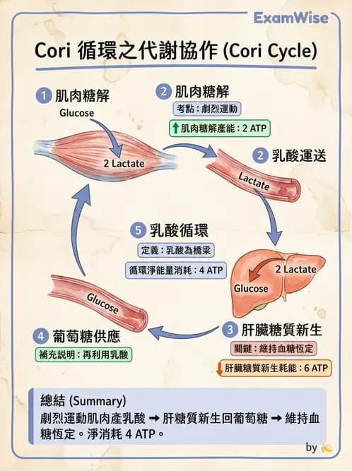 營養 - 醣類代謝 - AI 圖文解析預覽