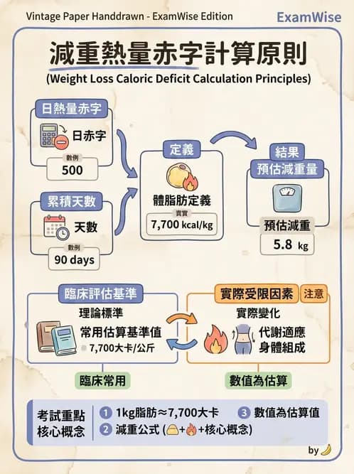 營養 - 能量平衡與食慾控制 - AI 圖文解析預覽