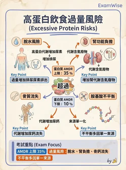 營養 - 蛋白質結構、功能與需求量 - AI 圖文解析預覽