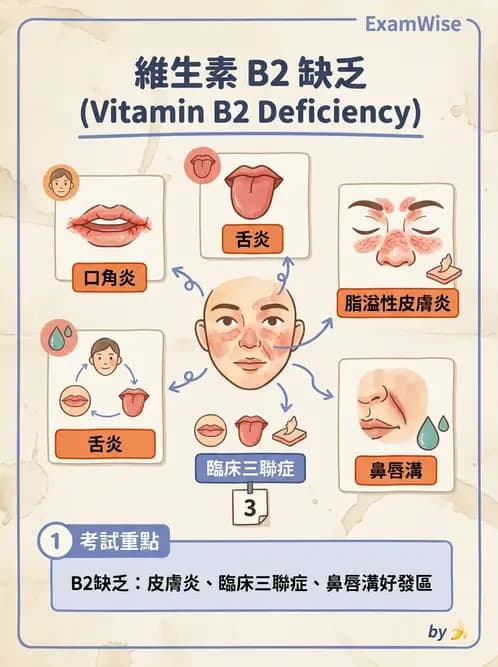 營養 - 生化指標與營養缺乏 - AI 圖文解析預覽