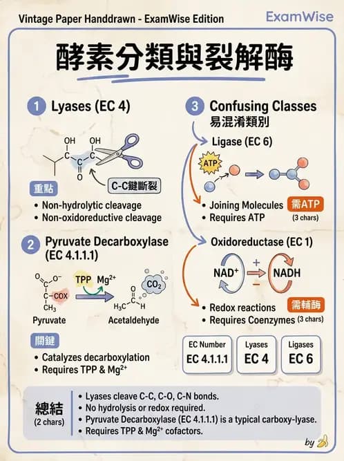 營養 - 酵素學基礎 - AI 圖文解析預覽