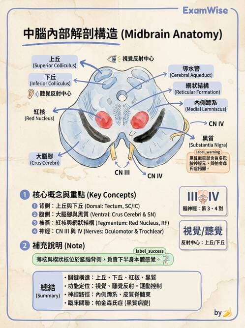 護理師 - 神經系統 - AI 圖文解析預覽