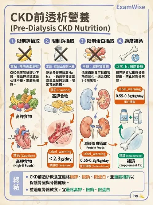營養 - 腎臟疾病飲食治療 - AI 圖文解析預覽
