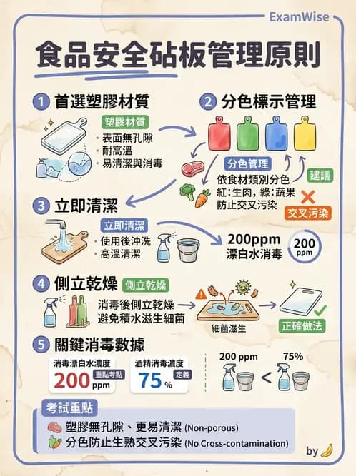 營養 - 餐飲人員衛生與操作規範 - AI 圖文解析預覽