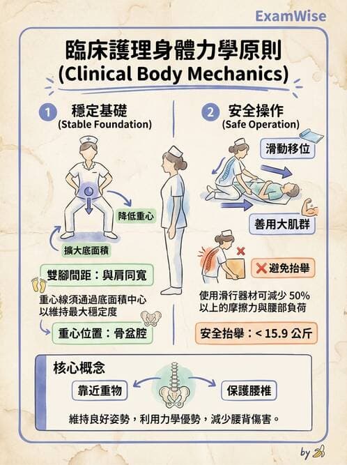 護理師 - 體位擺位與安全照護 - AI 圖文解析預覽