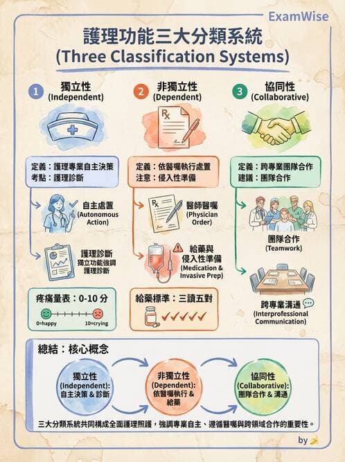護理師 - 護理理論與專業倫理 - AI 圖文解析預覽