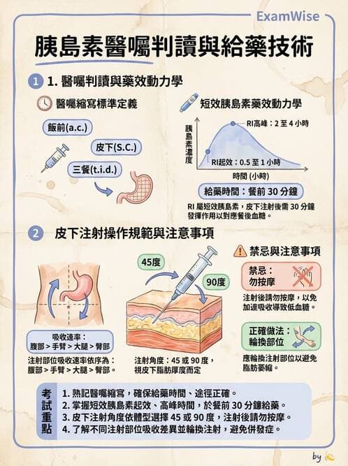 護理師 - 注射技術 - AI 圖文解析預覽