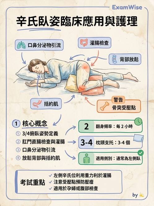 護理師 - 體位擺位與安全照護 - AI 圖文解析預覽