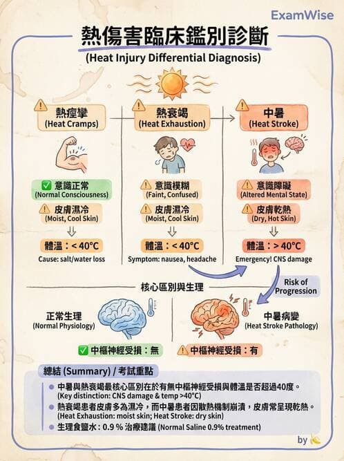 護理師 - 體溫與呼吸評估 - AI 圖文解析預覽