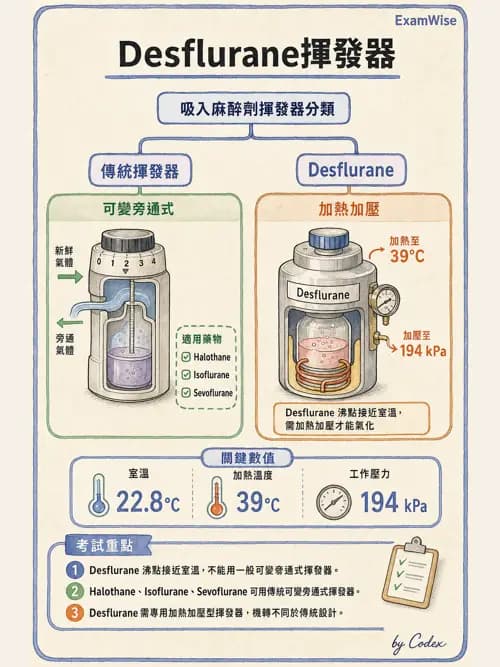 麻醉專護 - 麻醉機與呼吸系統 - AI 圖文解析預覽