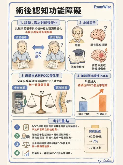 麻醉專護 - 麻醉恢復室照護與術後併發症 - AI 圖文解析預覽
