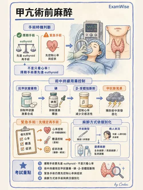 麻醉專護 - 內分泌與代謝疾病評估 - AI 圖文解析預覽