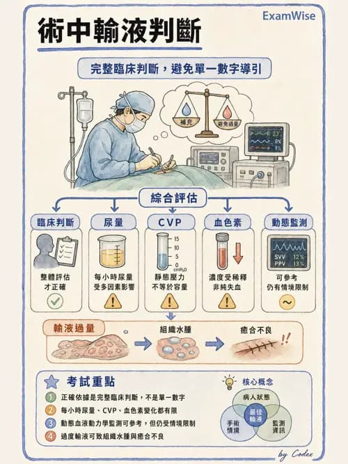 麻醉專護 - 體溫調節與大量輸血 - AI 圖文解析預覽
