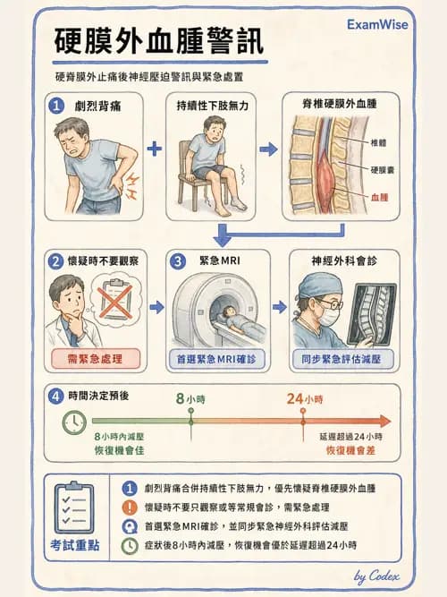 含PDPH - 脊髓與硬脊膜外麻醉 - AI 圖文解析預覽