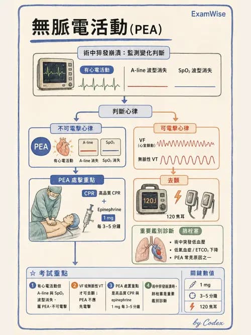 麻醉專護 - 麻醉相關急症 - AI 圖文解析預覽