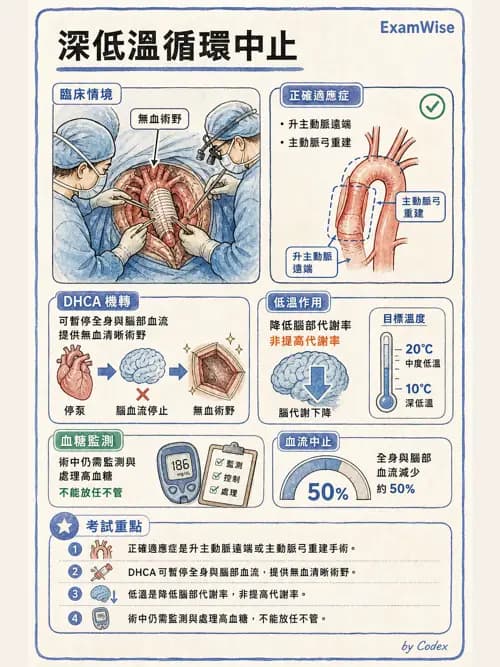 麻醉專護 - 心臟手術與體外循環麻醉 - AI 圖文解析預覽