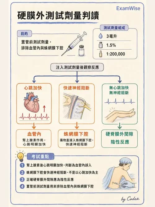 含PDPH - 脊髓與硬脊膜外麻醉 - AI 圖文解析預覽