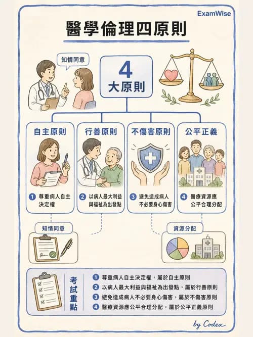 麻醉專護 - 醫療倫理與病人自主權 - AI 圖文解析預覽
