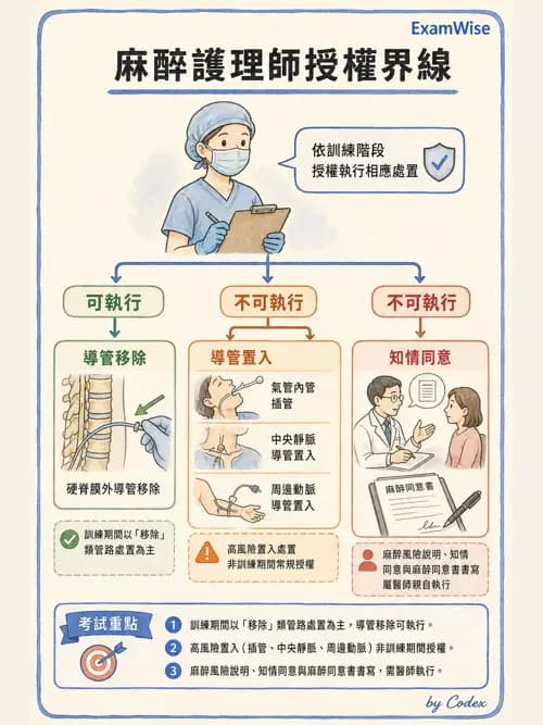 麻醉專護 - 麻醉專科護理師執業範圍 - AI 圖文解析預覽