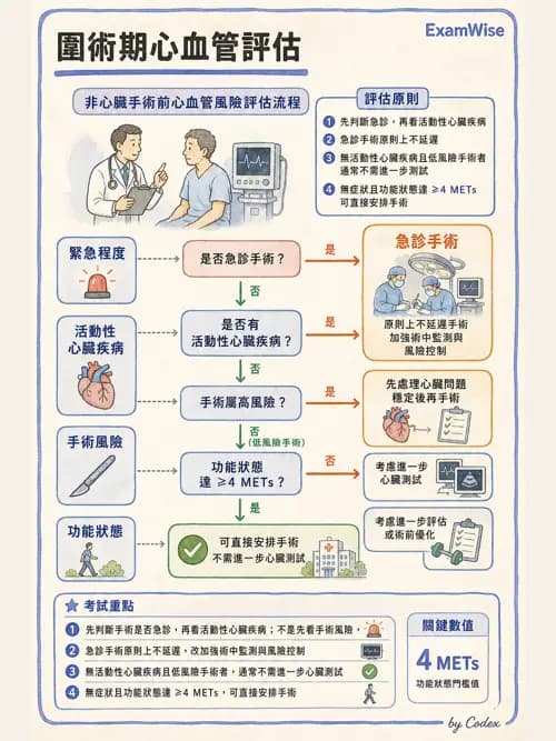 麻醉專護 - 心血管疾病術前評估 - AI 圖文解析預覽