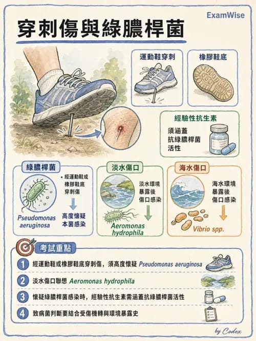 麻醉專護 - 感染症、發燒與抗生素 - AI 圖文解析預覽