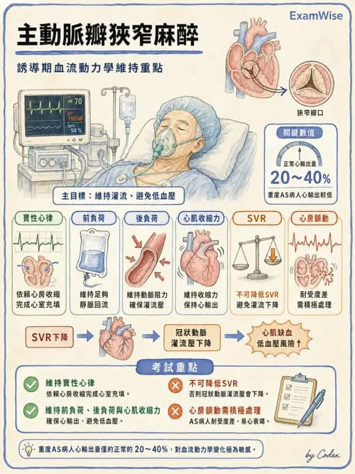 麻醉專護 - 心臟手術與體外循環麻醉 - AI 圖文解析預覽