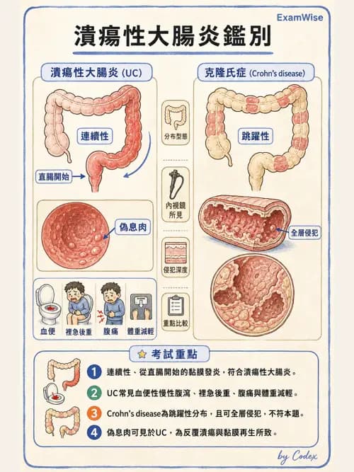 麻醉專護 - 內科疾病鑑別診斷 - AI 圖文解析預覽