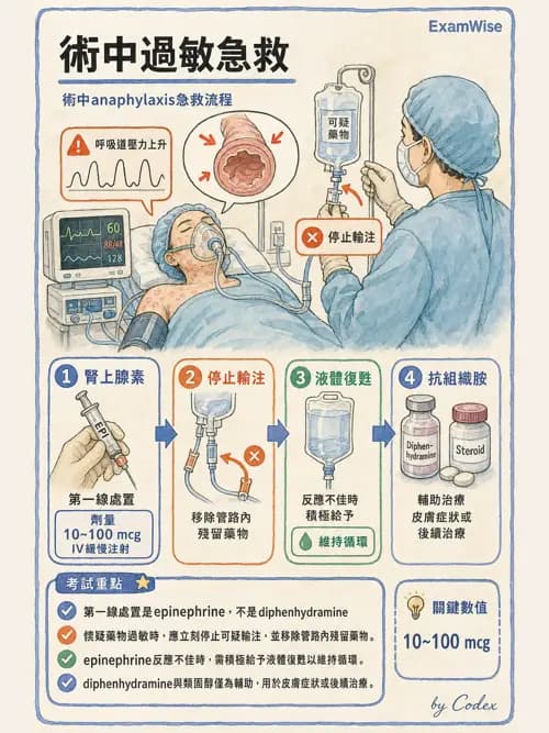 麻醉專護 - 麻醉相關急症 - AI 圖文解析預覽