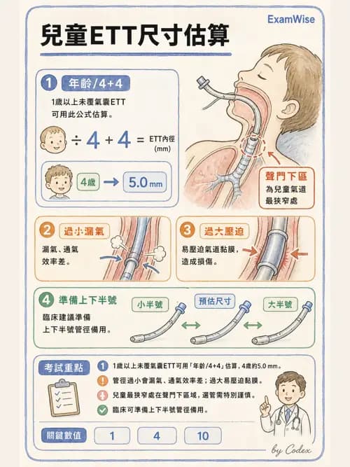 麻醉專護 - 小兒麻醉 - AI 圖文解析預覽
