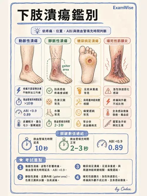 麻醉專護 - 內科疾病鑑別診斷 - AI 圖文解析預覽