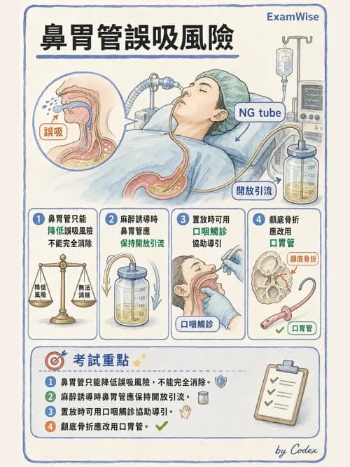 麻醉專護 - 腹部一般外科與胸腔手術麻醉 - AI 圖文解析預覽